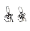 Rat Bow Hoop Earrings