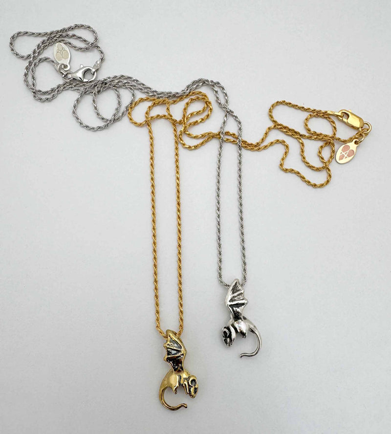 Rat Bat Necklace