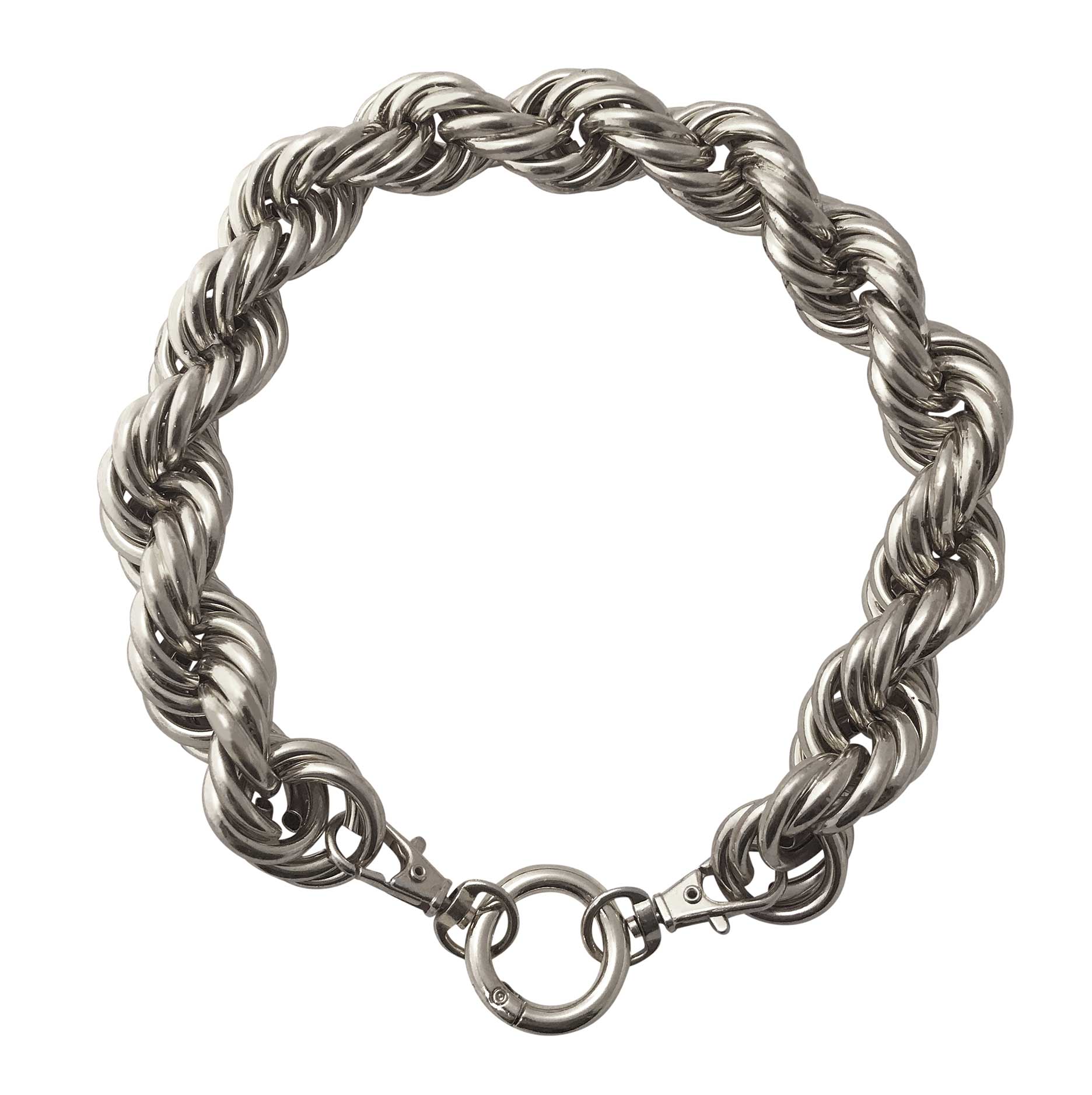 Dog sales silver chain